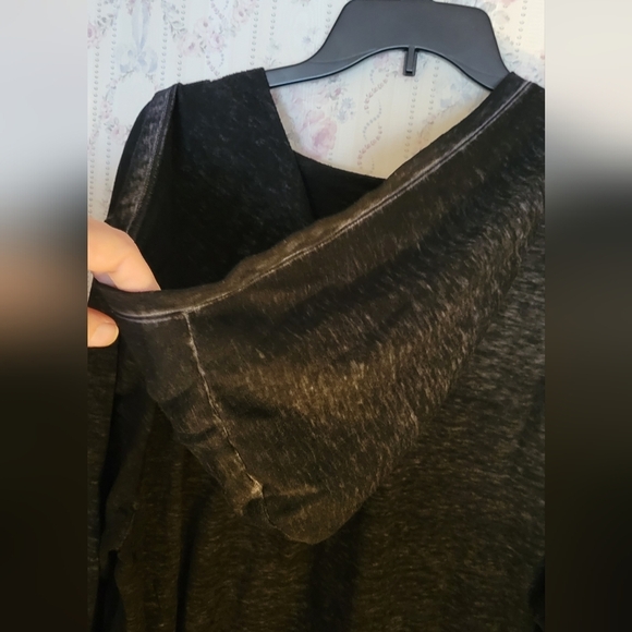 Dankin NOW Pullover Lightweight Jacket 3X (22w-24w) Charcoal Black - Picture 3 of 4